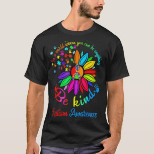 Sonnenblumenrätsel Seien Kind Autismus Bewusstsein T-Shirt