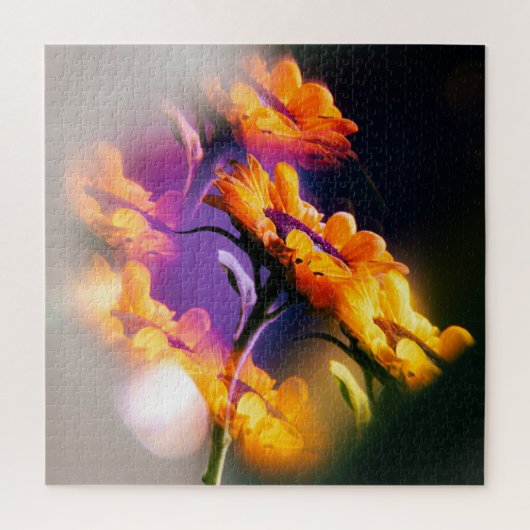 Sonnenblumenreflexion Puzzle (Vertikal)