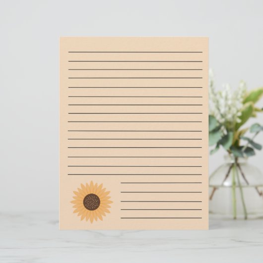 Sonnenblumenrezeptorpfeife (Stehend Vorderseite)