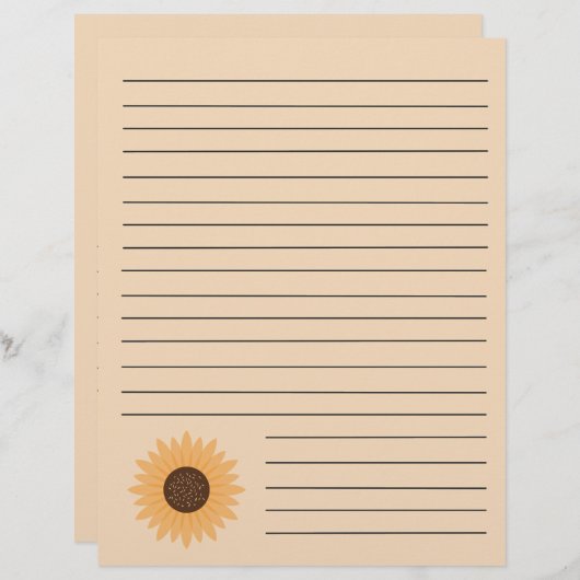 Sonnenblumenrezeptorpfeife (Vorne/Hinten)