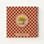 Sonnenblumenrezeptur Notizblock (Rückseite)