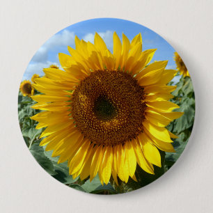 Sonnenblumenriesen-Abzeichen Button