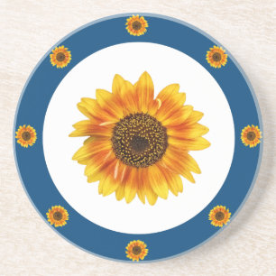 Sonnenblumenring Getränkeuntersetzer