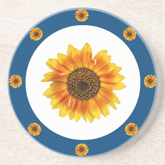 Sonnenblumenring Getränkeuntersetzer (Vorne)