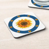 Sonnenblumenring Getränkeuntersetzer (Linke Seite)