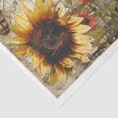 Sonnenblumenröster Seidenpapier (Ausschnitt)