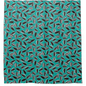 Sonnenblumensaat Duschvorhang (Vorderseite)