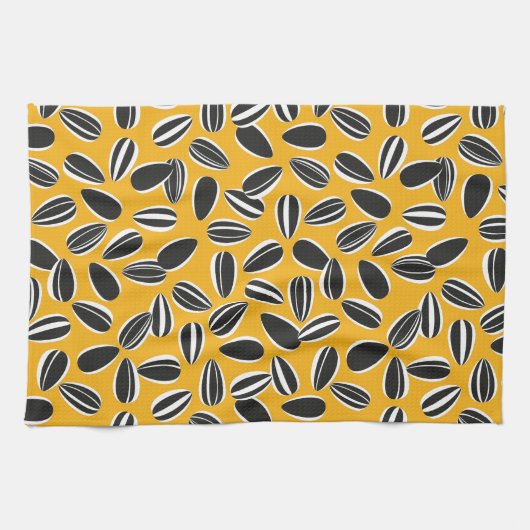 Sonnenblumensaat Geschirrtuch (Horizontal)
