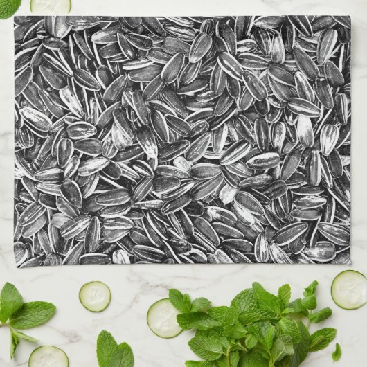 Sonnenblumensaat Geschirrtuch (Gefaltet)