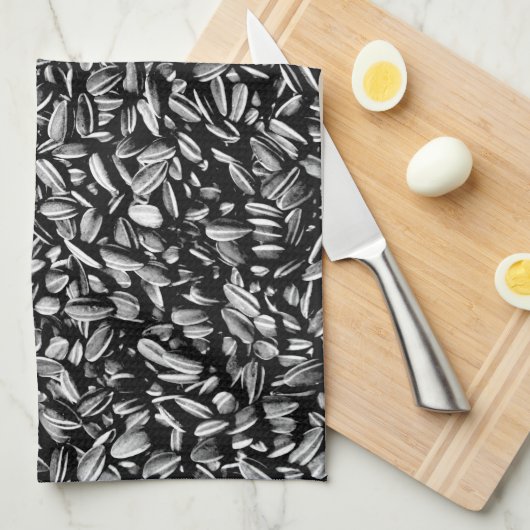 Sonnenblumensaat Geschirrtuch (Viertel Falte)