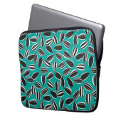 Sonnenblumensaat Laptopschutzhülle (Vorderseite Links)