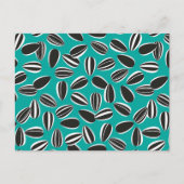 Sonnenblumensaat Postkarte (Vorderseite)