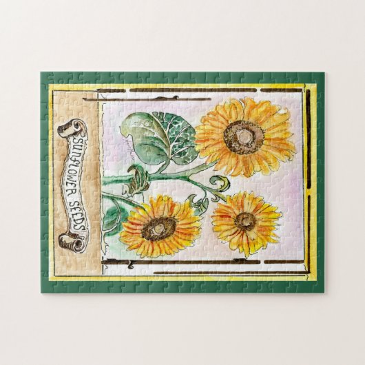 Sonnenblumensaat Puzzle (Horizontal)