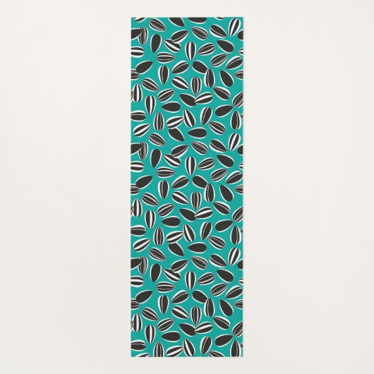 Sonnenblumensaat Yogamatte (Rückseite)