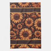 Sonnenblumensaison Geschirrtuch (Vertikal)