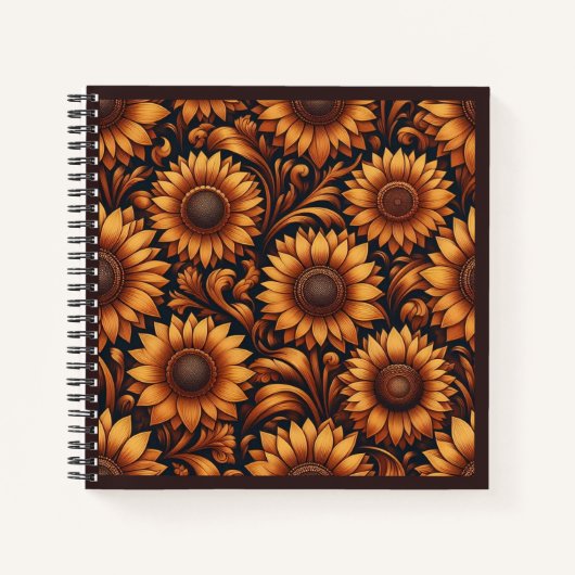 Sonnenblumensaison Notizblock (Vorderseite)