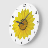 Sonnenblumensäulenuhr Große Wanduhr (Winkel)