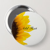 Sonnenblumenschablone Button (Vorne & Hinten)