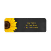 Sonnenblumenschalkboard rustikal (Vorne)