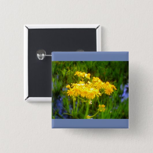 Sonnenblumenschaltfläche Button (Vorne & Hinten)