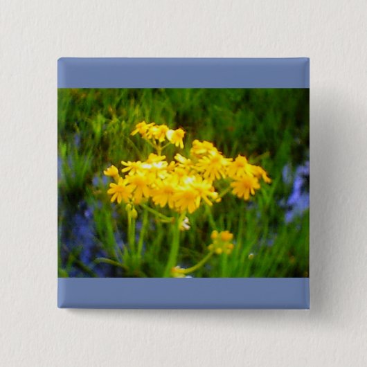 Sonnenblumenschaltfläche Button (Vorderseite)