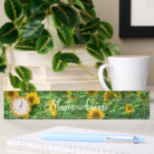 Sonnenblumenschild Namensplakette