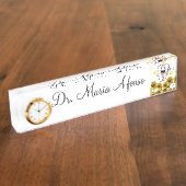 Sonnenblumenschild Namensplakette (Seite)