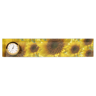 Sonnenblumenschild Namensplakette