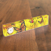 Sonnenblumenschild Namensplakette (Seite)