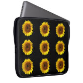 Sonnenblumenschläfer Laptopschutzhülle (Vorne Rechts)