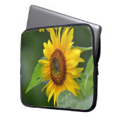 Sonnenblumenschläfer Laptopschutzhülle (Vorderseite Links)