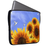 Sonnenblumenschlauch für Ipad Laptopschutzhülle (Vorne Rechts)