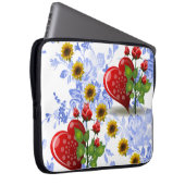 Sonnenblumenschlauch für Ipad Laptopschutzhülle (Vorne Rechts)