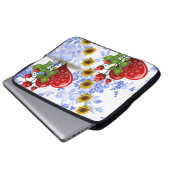 Sonnenblumenschlauch für Ipad Laptopschutzhülle (Vorne Knopf)