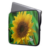 Sonnenblumenschlauch für Ipad Laptopschutzhülle (Vorderseite Links)