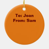 Sonnenblumenschmuck, Herbst Retro Sonnenblumenschm Keramik Ornament (Hinten)