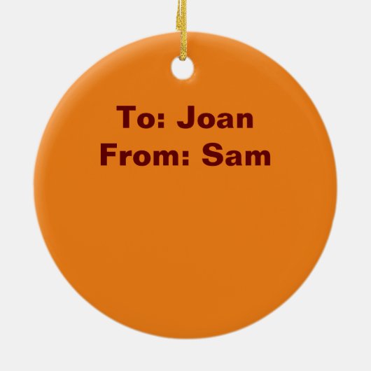 Sonnenblumenschmuck, Herbst Retro Sonnenblumenschm Keramik Ornament (Hinten)