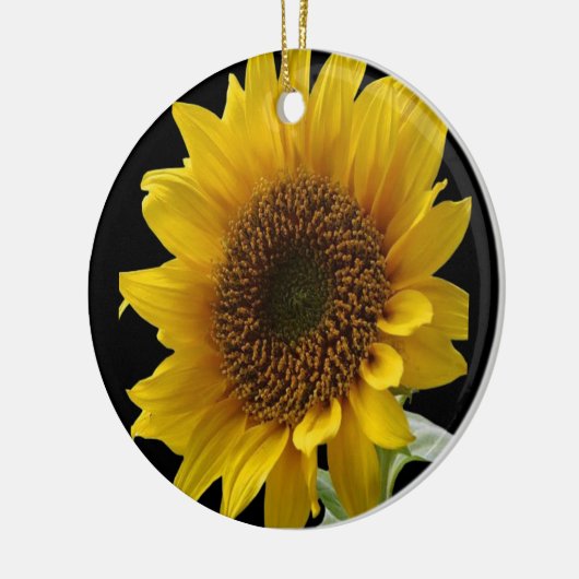 Sonnenblumenschmuck Keramikornament (Links)