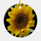 Sonnenblumenschmuck Keramikornament (Hinten)