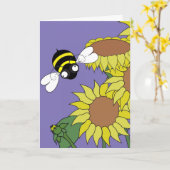 Sonnenblumenschrei Karte (Gelbe Blume)