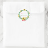 Sonnenblumenschrei zum und vom Sticker (Tasche)