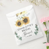 Sonnenblumenschrift Botanisches Brautparty Geschenktütchen (Versiegelt)