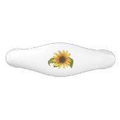 Sonnenblumenschürze Keramik Schubladengriff (Vorderseite)