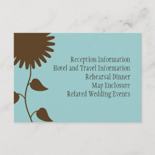 Sonnenblumenschutzkarte auf blau begleitkarte