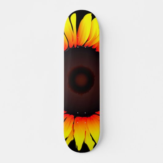 Sonnenblumenskateboard Skateboard (Vorne)