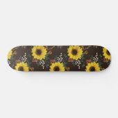 Sonnenblumenskateboard Skateboard (Horizontal)