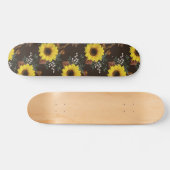 Sonnenblumenskateboard Skateboard (Horizontal)