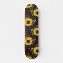 Sonnenblumenskateboard