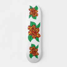 Sonnenblumenskateboard