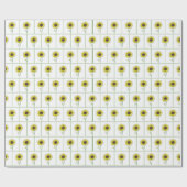 Sonnenblumenskizze auf Weiß Geschenkpapier (Flach)